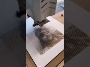 Точечная фрезеровка фотографии
