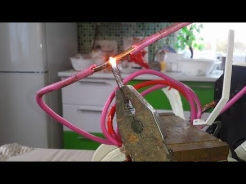 Точечная сварка из старого  сварочника.