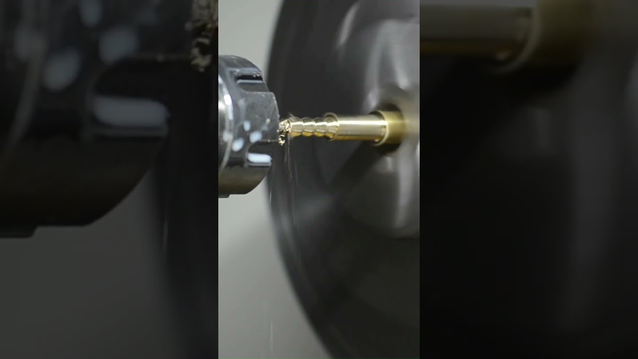 Точим штуцер на ЧПУ #металлообработка #diy #jet #токарка #токарныйстанок #фрезерный #cnc #фрезеровка
