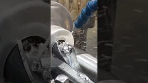Токарка: сверление заготовки из алюминия АМГ6