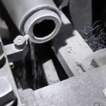 Токарная обработка композита карбида кремния эльборовым резцом. Turning composite Alborova cutter.