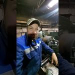 Токарная обработка на ДИП-500🔥/Торцовка кривой детали на удар😳/Токарный станок ДИП-500 в работе!!!