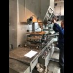 Токарная расточка отверстий в деталях на расточном станке boring metal machine
