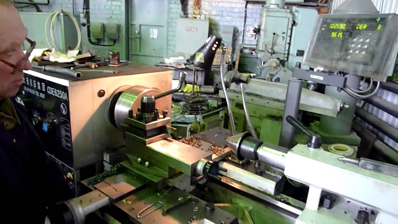 Токарный станок DMTG CDE62502000 с УЦИ и конической линейкой