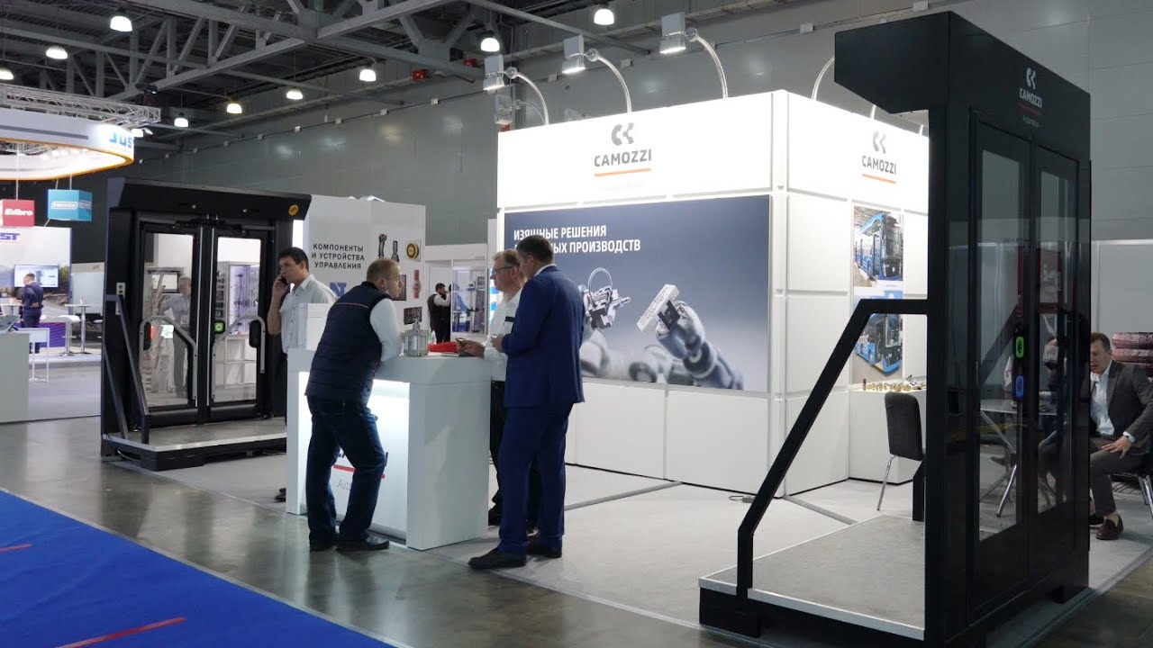 Трудовые будни #Camozzi на выставке Comtrans 2021
