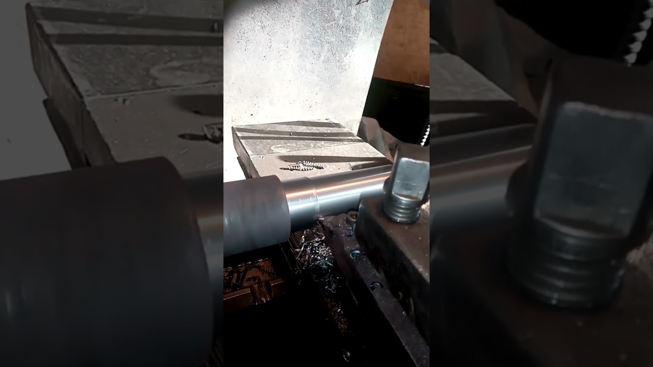 Вал-шестерня  #токарка  #metallathe