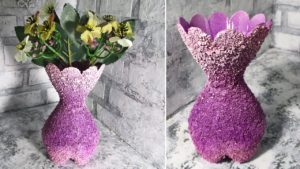 Ваза своими руками из пластиковой бутылки. Поделки из пластиковых бутылок
