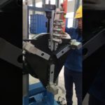 Выставление вертикали консоли  для сборки фланцев