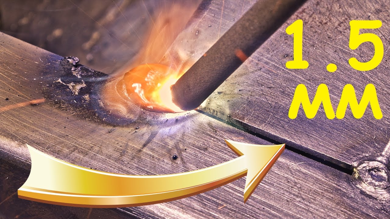 Welding a thin profile pipe is easy // Сварка профтрубы электродами... И полуавтоматом !  Хе-хе ?
