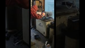 Закалка топора в муфельной печи Plavka.Pro ПМ-3