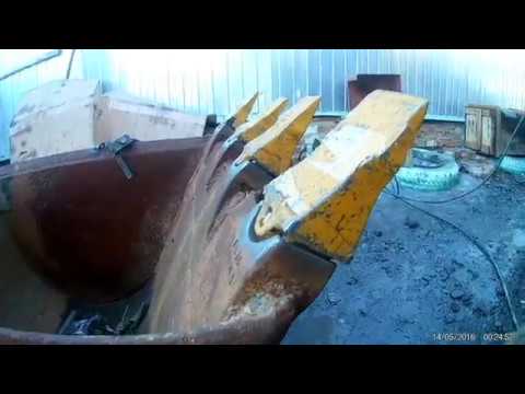 Замена коронок зубьев экскаватора wz 30-25, слесарные, сварочные работы.