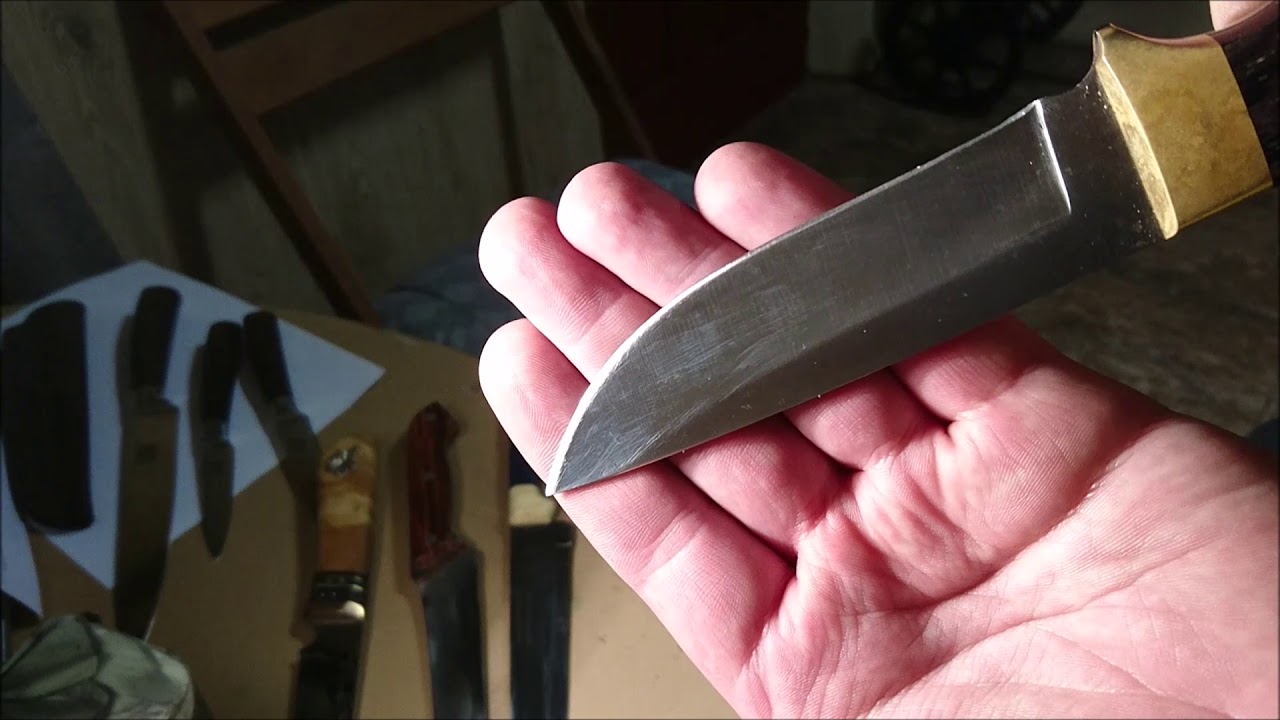 Заточка ножей балгаркой и определение ржавения металла в домашних условиях
