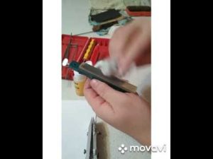 Заточка ножей камнями Lansky. Как очистить камень от металлической стружки.
