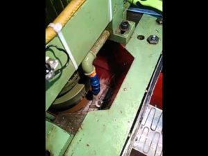 Заточка ножей профессиональной мясорубки на заточном станке Gockel 40ELT