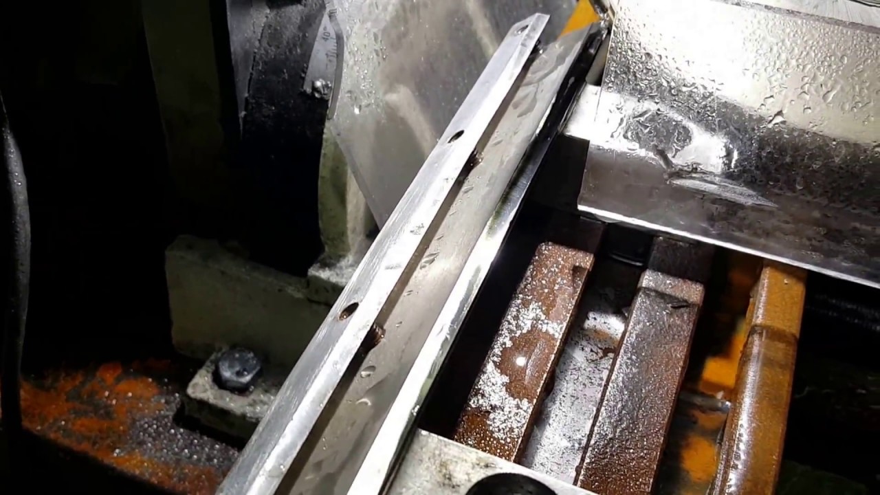 Заточка ножей рубанка на фрезерном станке JET