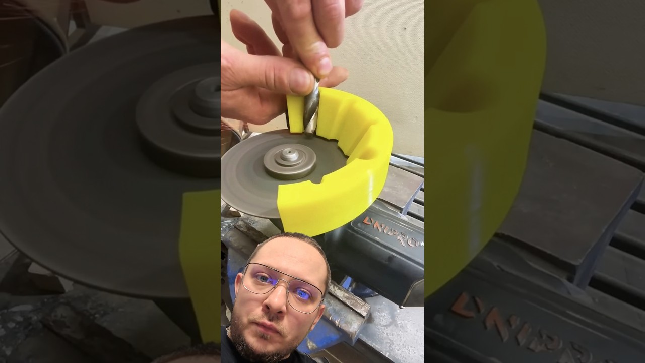 Заточка сверла болгаркой 🏋️ #diy #tools
