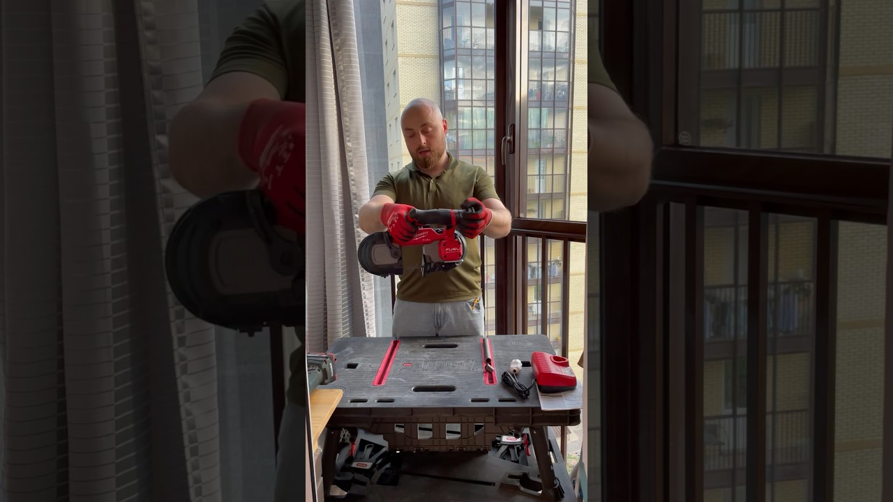 Злая заказчица не дает рукажопить Milwaukee ленточная пила 12v #milwaukee #welder #отделка