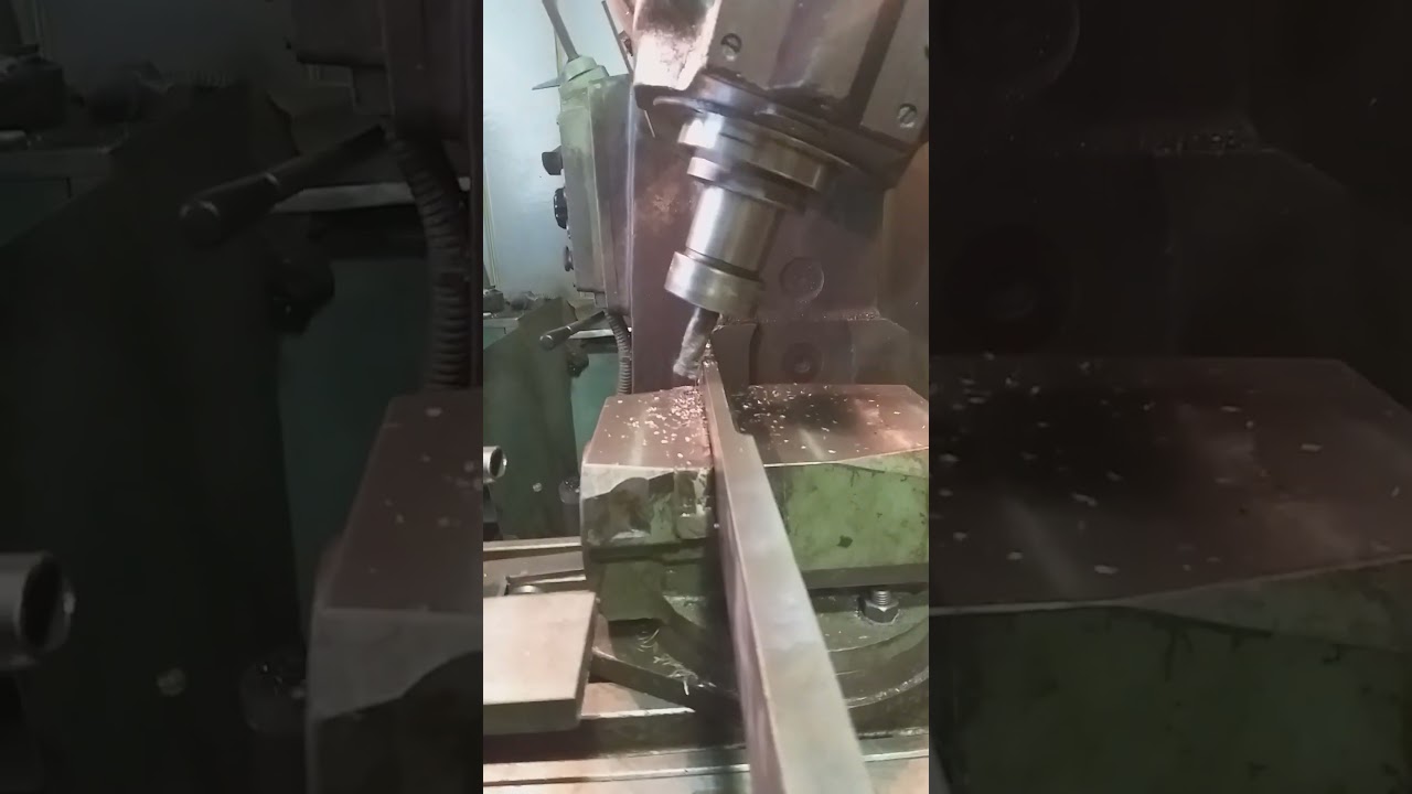 фрезеровка ножа из нержавейки для шнеков