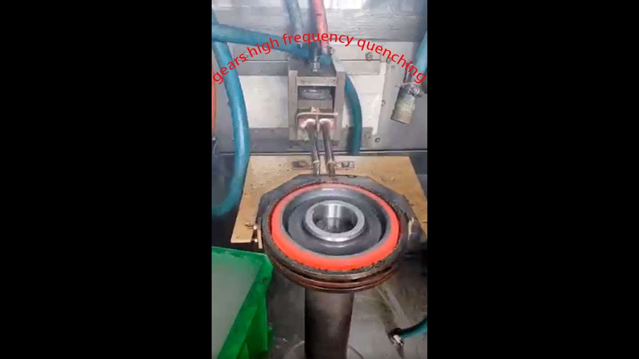 gears high frequency quenching |  check this video to check more options heat treatment for gears