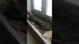 как правильно установить подоконник