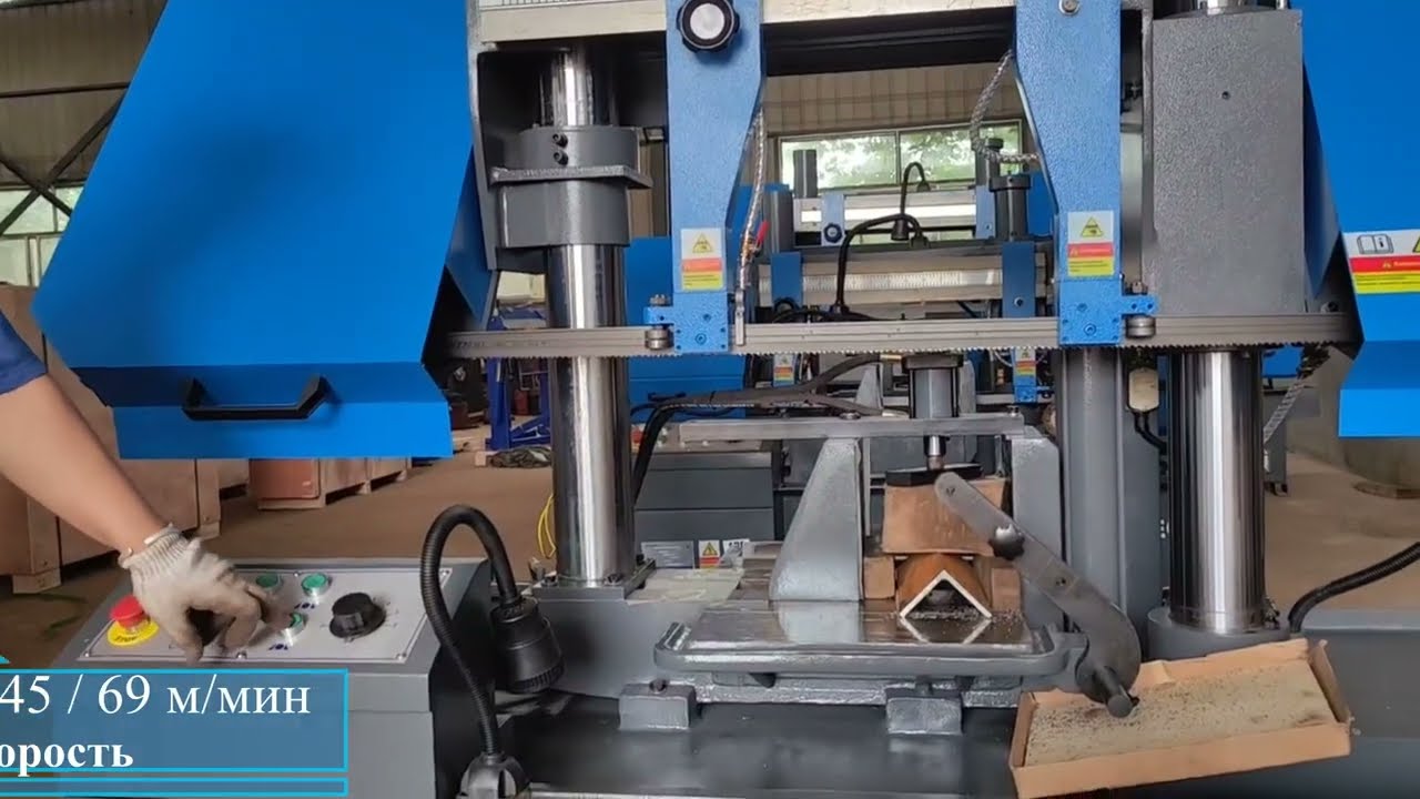 #metaltec  BS400CH ленточнопильный станок по металлу