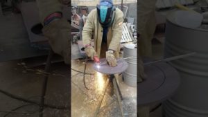плазморез Аврора спектр 100 резка фланца 14мм.