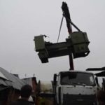 погрузка токарного станка 1К62 в полевых условиях с помощью гидравлического манипулятора