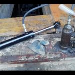самодельная гидравлика из домкрата для кузовного ремонта часть2
