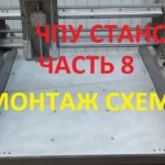 схема ЧПУ станка Монтаж