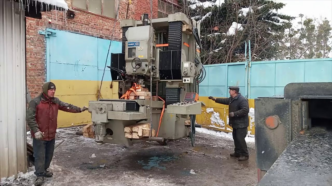 станок HAUSER S-50 DR  ,погрузка высокоточного станка