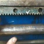 токарка ремонт замена зубчатой рейки продольной подачи 1к62