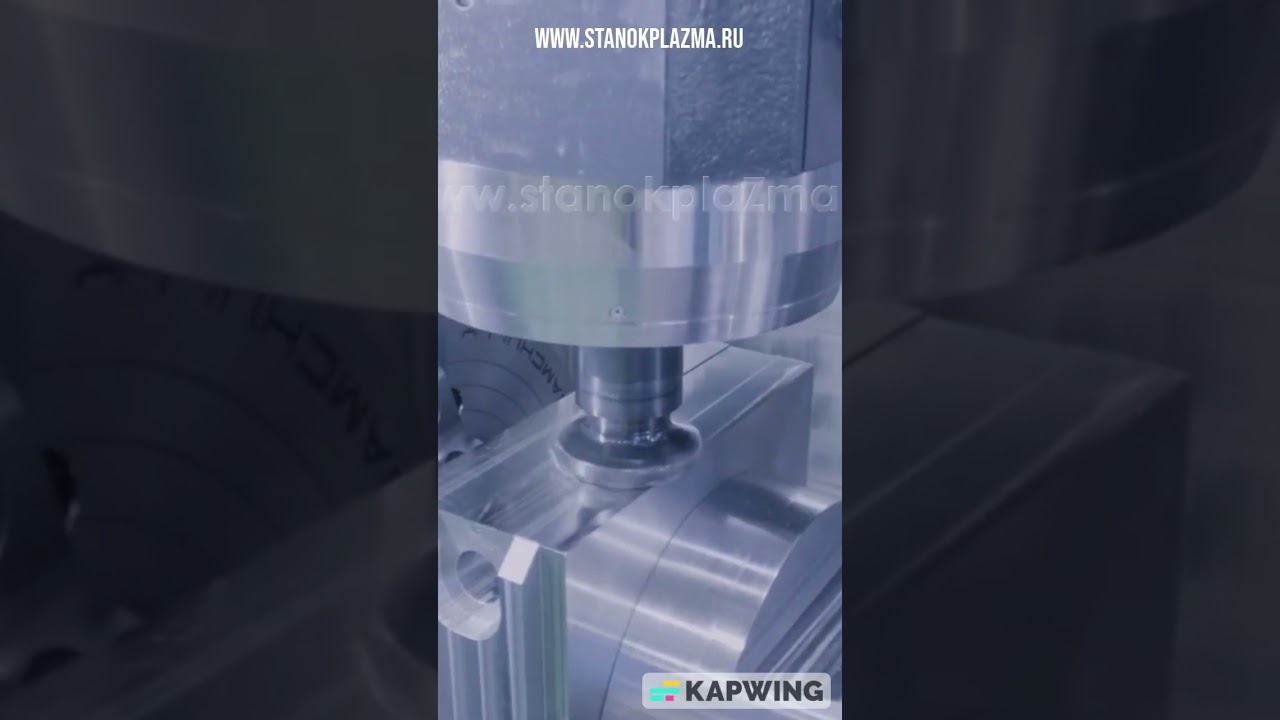 #turningmachine Токарно-фрезерный станок DOOSAN 5 axis. Пятиосевой центр чпу #cnc #shorts