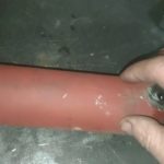 укорачиваем  и устанавливаем гидроцилиндр на подъем стрелы